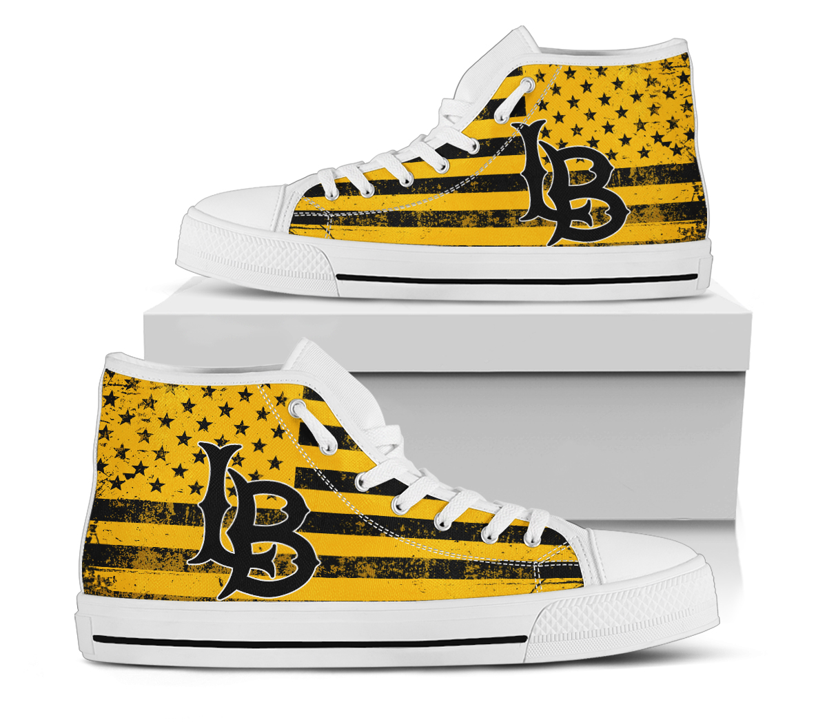 NCAA Long Beach State 49ers High Top Shoes
