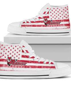 NCAA Marist Red Foxes High Top Shoes