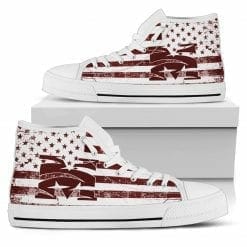 NCAA Morehouse Maroon Tigers High Top Shoes