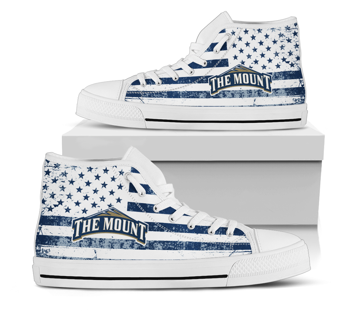 NCAA Mount St. Mary's Mountaineers High Top Shoes