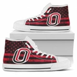 NCAA Nebraska Omaha Mavericks High Top Shoes