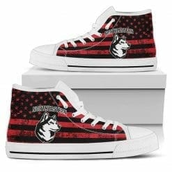 NCAA Northeastern Huskies High Top Shoes