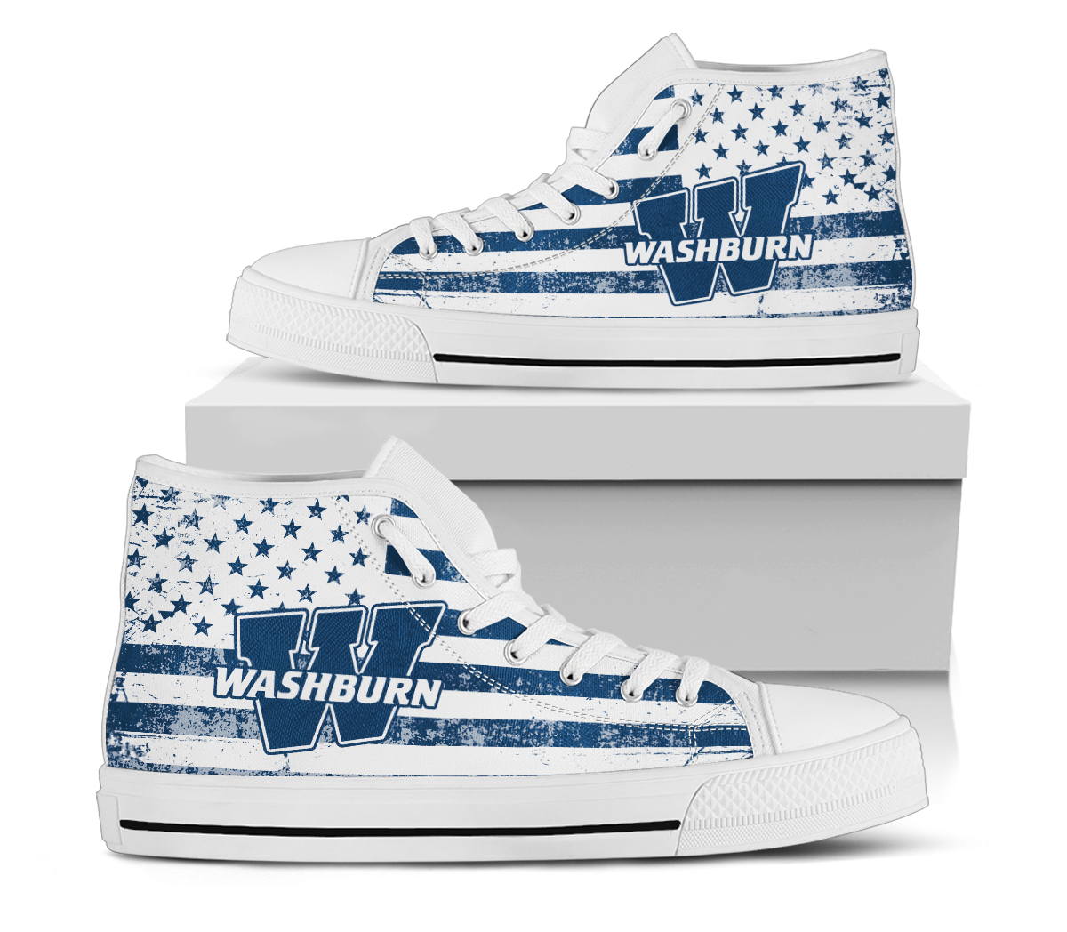 NCAA Washburn Ichabods High Top Shoes
