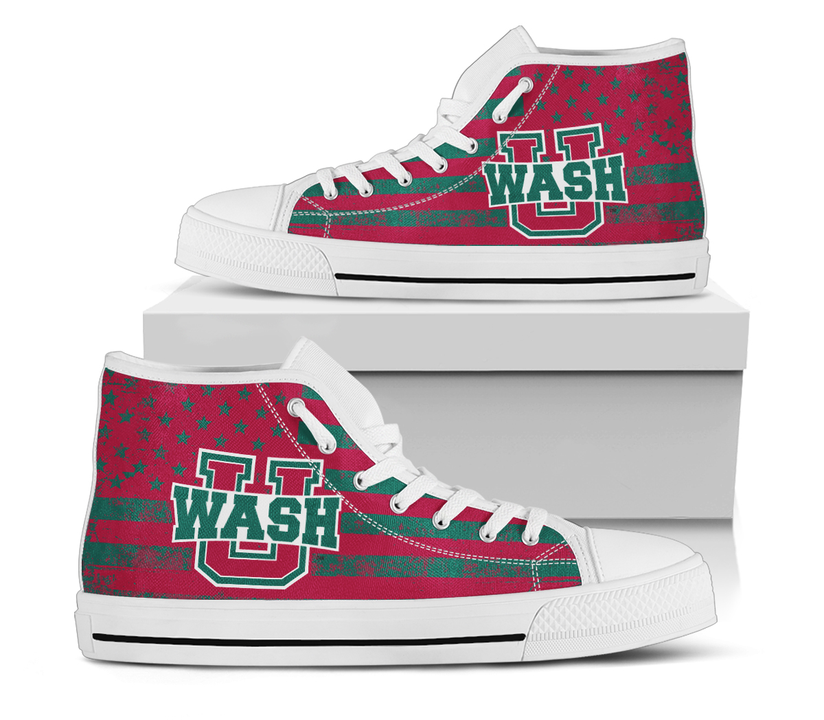 NCAA Washington-St. Louis High Top Shoes