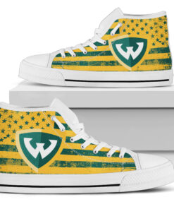 NCAA Wayne State Warriors High Top Shoes