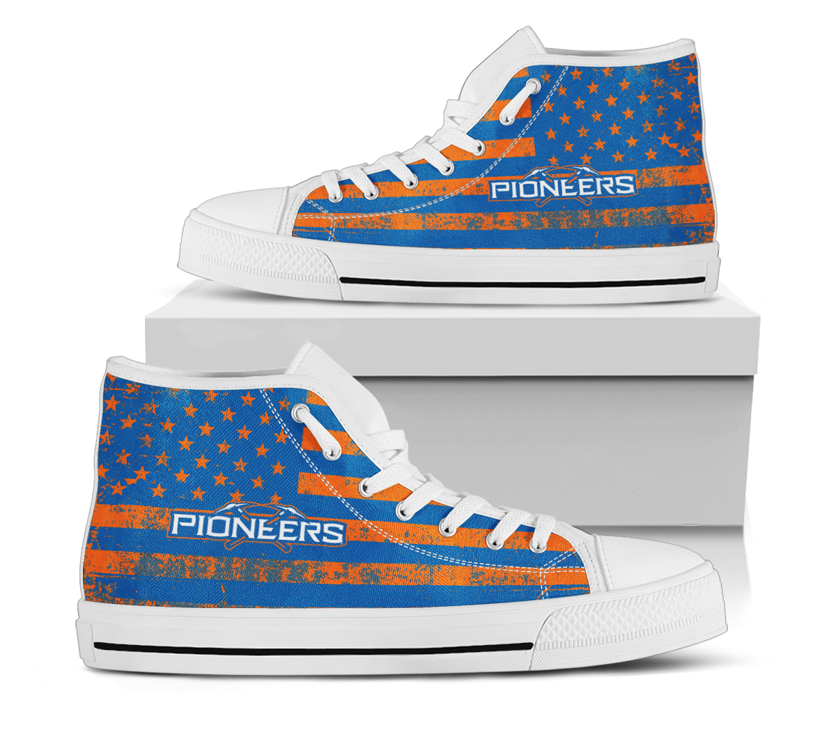 NCAA Wisconsin-Platteville Pioneers High Top Shoes