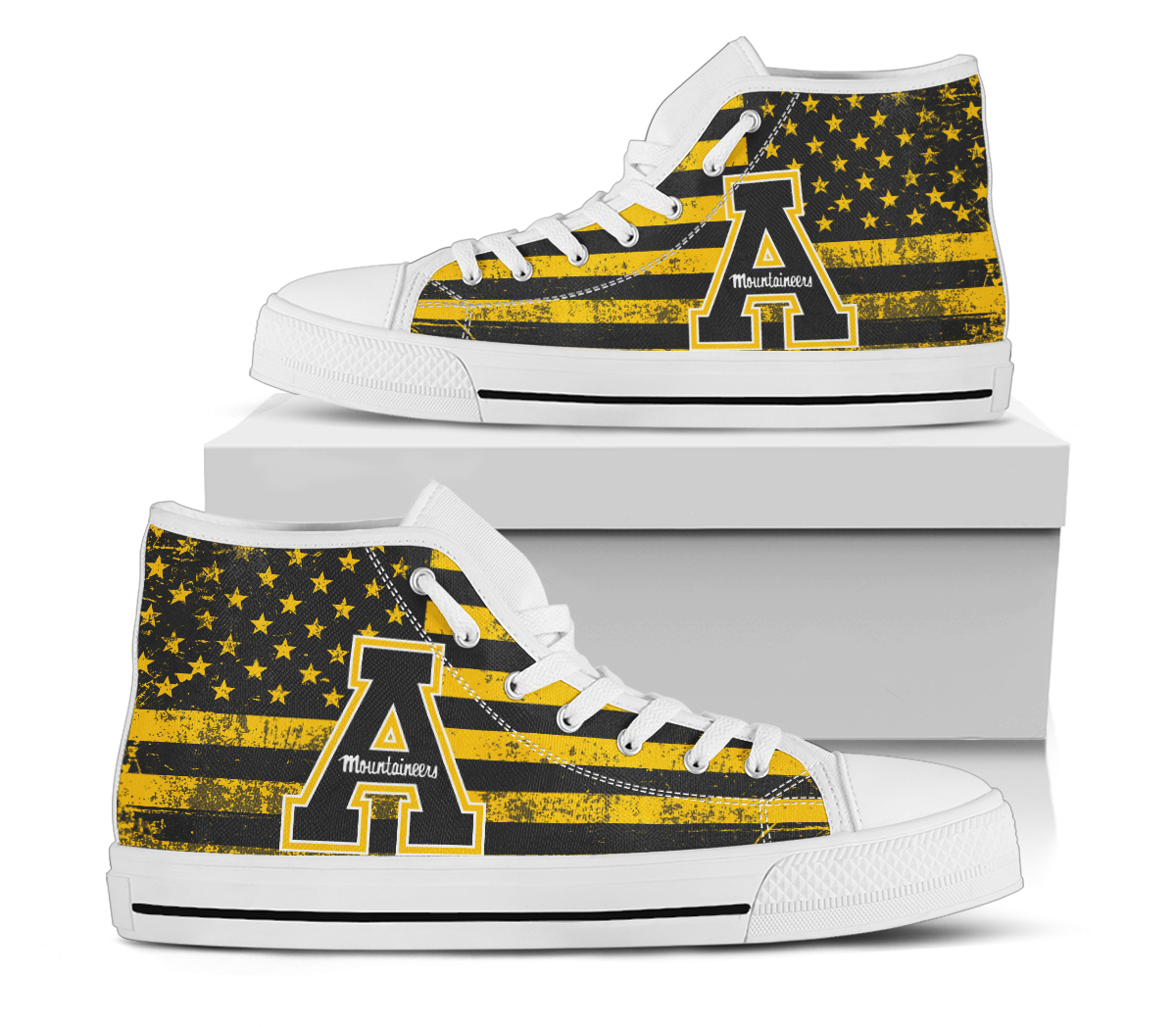 NCAA Appalachian State Mountaineers High Top Shoes
