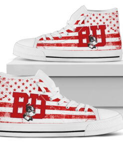 NCAA Boston University High Top Shoes