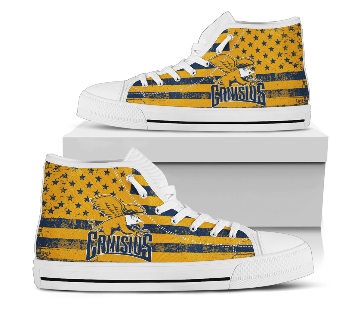 NCAA Canisius College Golden Griffins High Top Shoes