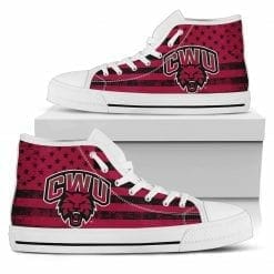 NCAA Central Washington Wildcats High Top Shoes