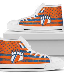 NCAA Coast Guard Academy Bears High Top Shoes
