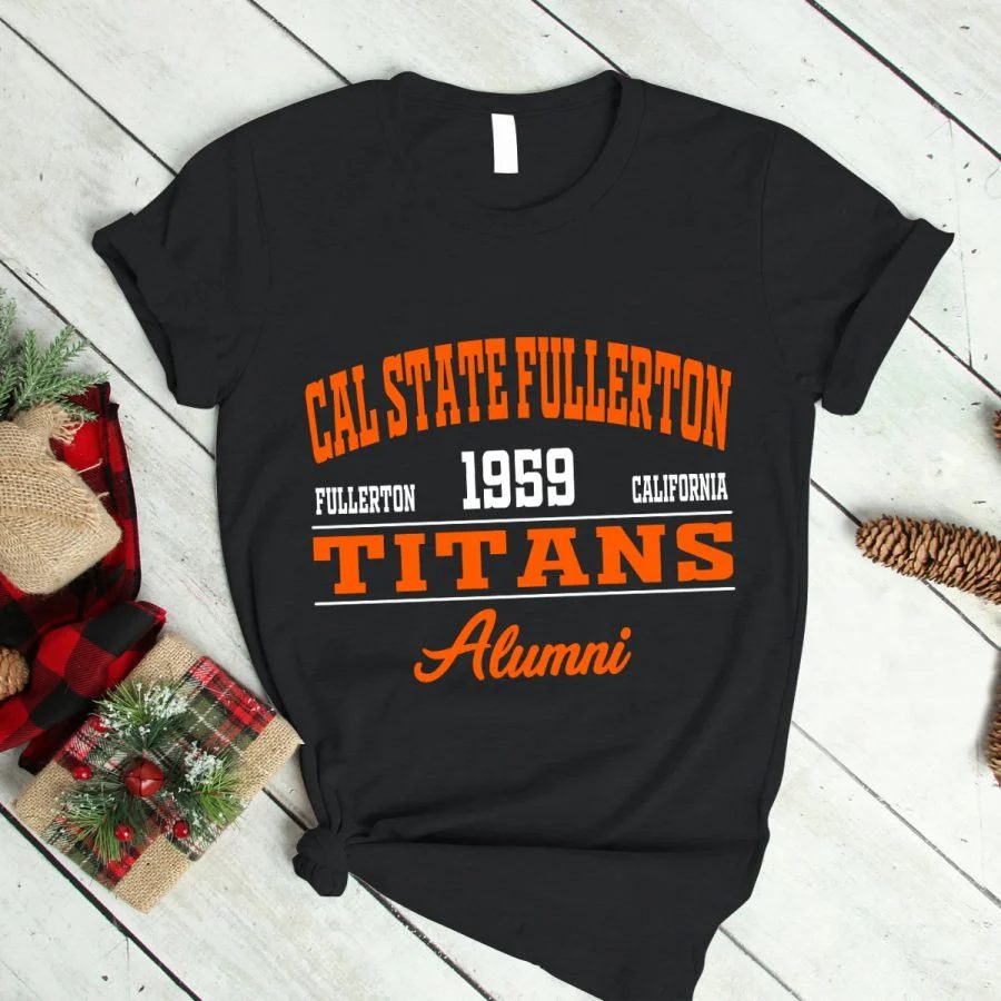 NCAA Cal State Fullerton Titans Alumni Black Unisex T-Shirt