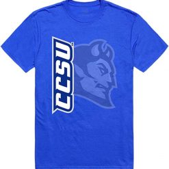 NCAA Central Connecticut State Blue Devils Blue Unisex T-Shirt