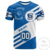 NCAA Creighton Bluejays Custom Number Sport Style Logo T-Shirt