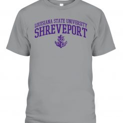 NCAA LSU Shreveport Pilots Gray Unisex T-Shirt
