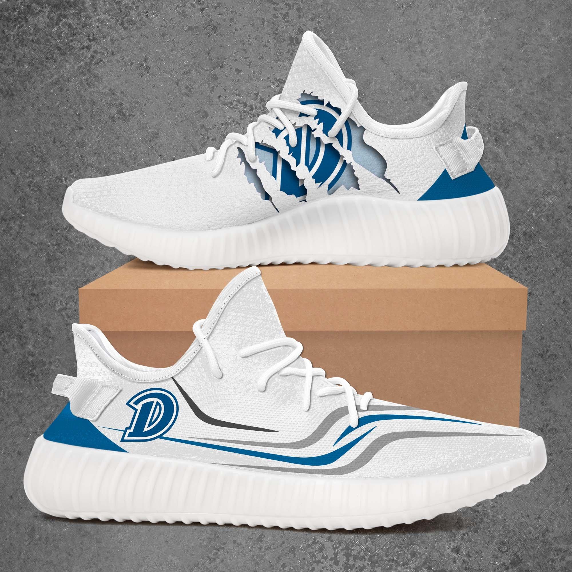 NCAA Drake Bulldogs Yeezy Boost Sneakers V3
