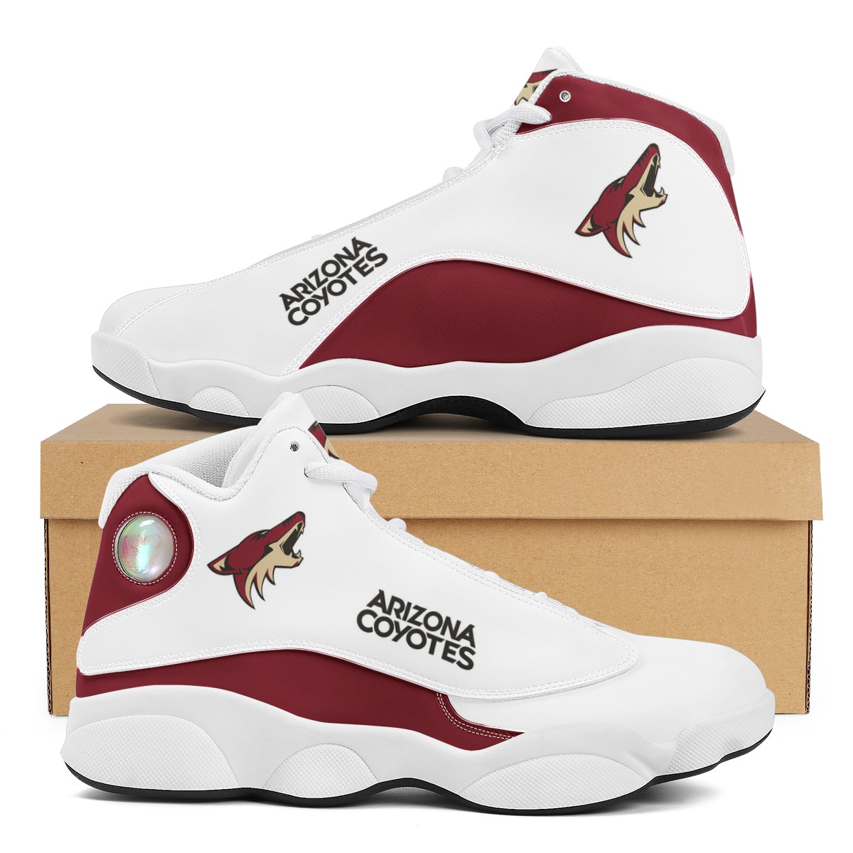NHL Arizona Coyotes Air Jordan 13 Shoes V2