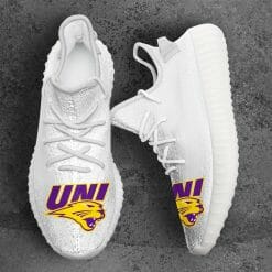 NCAA Northern Iowa Panthers Yeezy Boost Sneakers V4