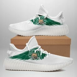 NCAA Ohio Bobcats Green Wings Yeezy Boost Sneakers