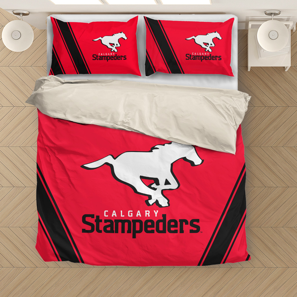 CFL Calgary Stampeders Bedding Set
