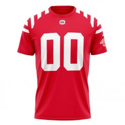 Alternative view of CFL Calgary Stampeders Custom Name Number Jersey T-Shirt