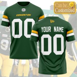 CFL Edmonton Elks Custom Name Number Jersey T-Shirt