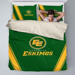 Alternative view of CFL Edmonton Eskimos Bedding Set