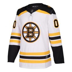 Alternative view of Boston Bruins White 2021 Custom NHL Authentic Jersey