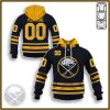 NHL Buffalo Sabres Custom Name Number 2020 Home Jersey Pullover Hoodie