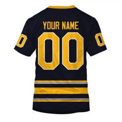 Alternative view of NHL Buffalo Sabres Custom Name Number 2020 Home Jersey T-Shirt