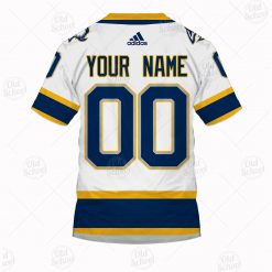 Alternative view of NHL Buffalo Sabres Custom Name Number 2021 Reverse Retro Alternate Jersey T-Shirt