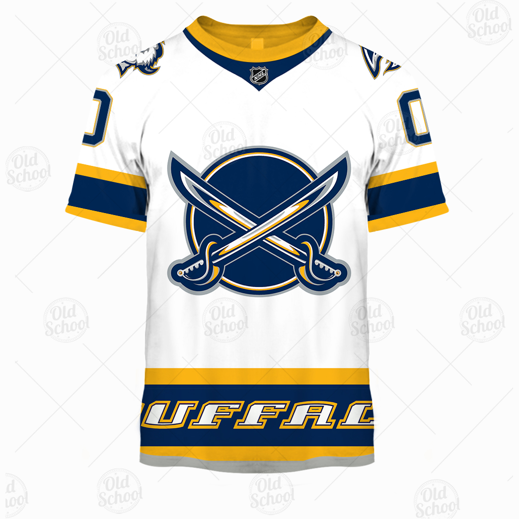 NHL Buffalo Sabres Custom Name Number 2021 Reverse Retro Alternate Jersey T-Shirt