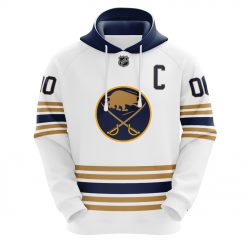 Alternative view of NHL Buffalo Sabres Custom Name Number 50th Anniversary Jersey Pullover Hoodie