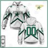 NHL Dallas Stars Custom Name Number 2021 Reverse Retro Alternate Jersey Pullover Hoodie