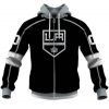 NHL Los Angeles Kings Custom Name Number 2020 Home Jersey Zip Up Hoodie