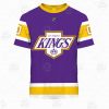 NHL Los Angeles Kings Custom Name Number 2021 Reverse Retro Alternate Jersey T-Shirt