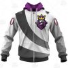 NHL Los Angeles Kings Custom Name Number Vintage Throwback Jersey Zip Up Hoodie