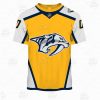 NHL Nashville Predators Custom Name Number 2021 Reverse Retro Alternate Jersey T-Shirt