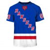 NHL New York Rangers Custom Name Number 2020 Home Jersey T-Shirt