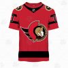 NHL Ottawa Senators Custom Name Number 2021 Reverse Retro Alternate Jersey T-Shirt