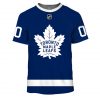NHL Toronto Maple Leafs Custom Name Number 2020 Home Jersey T-Shirt