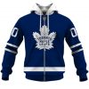 NHL Toronto Maple Leafs Custom Name Number 2020 Home Jersey Zip Up Hoodie