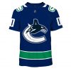 NHL Vancouver Canucks Custom Name Number 2020 Home Jersey T-Shirt