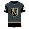 NHL Vegas Golden Knights Custom Name Number 2020 Home Jersey T-Shirt