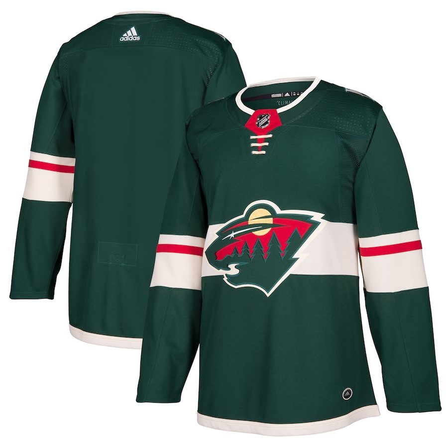 Minnesota Wild Green Home Blank NHL Authentic Jersey