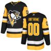 Pittsburgh Penguins Black Custom NHL Authentic Jersey