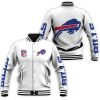 NFL Buffalo Bills White Baseball Jacket
