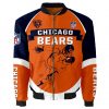 NFL Chicago Bears Orange Bomber Jacket