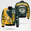 NFL Green Bay Packers Gold Green Bomber Jacket