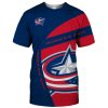 NHL Columbus Blue Jackets Cute Short Sleeve T-Shirt